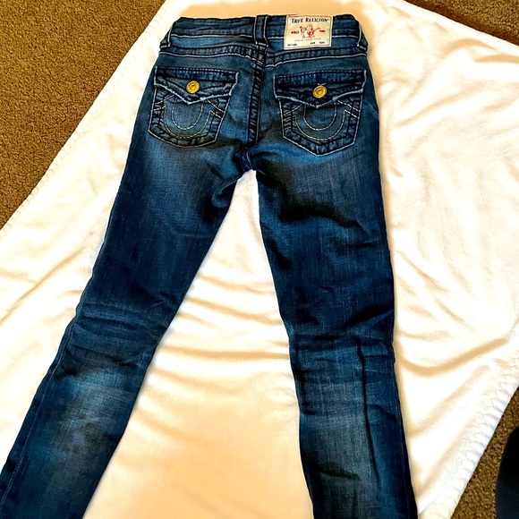 True religion Halle mid rise super skinny jeans size 24 NWOT - Picture 3 of 6